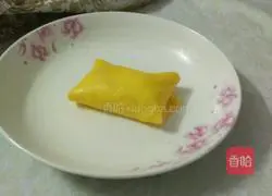 Illustration of how to make mango pancake 9
