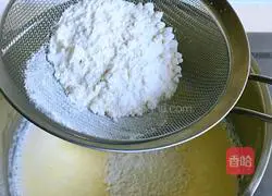 Illustration of how to make the French dessert