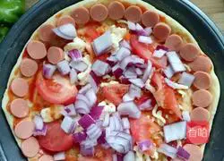 Assorted Illustration of how to make pizza 2