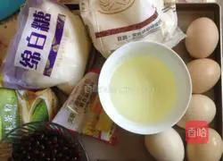 Matcha Honey Bean Cake Roll Recipe Illustration 1