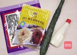 Illustration of how to make seaweed cake rolls 2