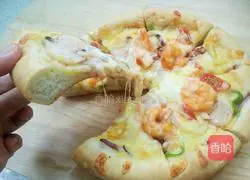 Nine-inch seafood pizza recipe 15