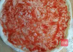 Illustration of making pizza with electric pan 2