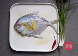 Illustration of home-style braised pomfret 2