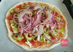 Illustration of homemade pizza 12