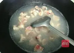 Illustration of how to make large plate chicken 2