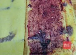 Illustration of how to make Chiba pattern sponge cake 16