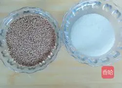 Illustration of how to make homemade sesame candy 1