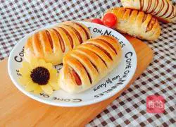 Whole wheat bean paste bread rolls recipe 15