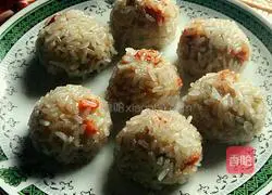 Illustration of how to make sweet potato pearl meatballs 11