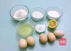 Paper cup chiffon Cake recipe illustration 1