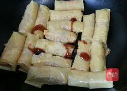 Illustration of how to make tofu wrapped in meat 8