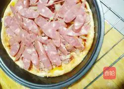 Illustration of how to make delicious pizza with fillings 18