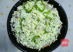 Illustration of how to make pastoral style pizza 12