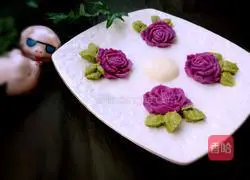 Illustration of how to make flowers and full moon 1