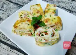 Illustration of how to cook bacon with thick eggs 18