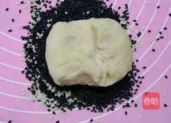 Sesame Illustration of how to make bread 7