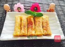 Illustration of how to make toast rolls 10