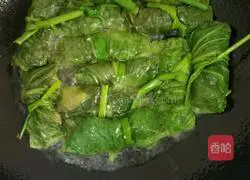 Illustration of how to make minced meat wrapped in lettuce 4