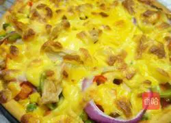 Seasonal Vegetable and Shrimp Pizza Recipe Illustration 9