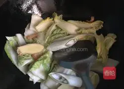 Light cabbage tofu Illustration of how to make shrimp soup 7