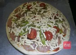 Illustration of how to make shrimp pizza 3