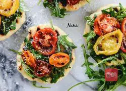Mini roasted cherry tomato pizza recipe 7