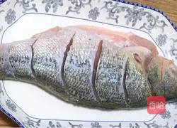 Illustration of home cooking of steamed sea bass 5