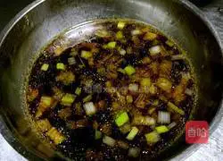 Sesame Sauce and Scallions Illustration of how to make fried sausage and steamed noodles 7