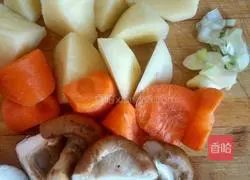 Illustration of home-style braised chicken 3