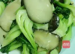 Illustration of how to stir-fry mushrooms and seaweed 5