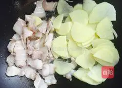 Illustration of how to make fried pork belly with kimchi (improved version) 4