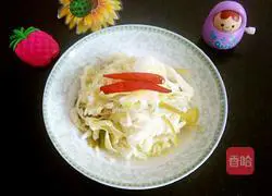 Illustration of how to make spicy and sour kimchi 5