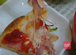 Illustration of how to make shrimp pizza 11