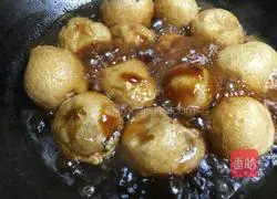 Illustration of braised oil gluten recipe 11