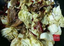 Illustration of how to cook mutton with yellow cabbage and vinegar 11