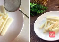 Illustration of how to make orange juice, osmanthus and yam 3