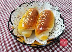 Illustration of how to make butter bread (mulberry jam) bread 15