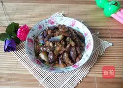 Illustration of how to make stir-fried eggplant with minced pork in sauce 10