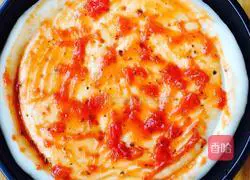 Illustration of how to make shrimp and bacon pizza 4