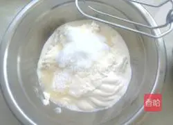 Illustration of how to make fruit cream cake 2