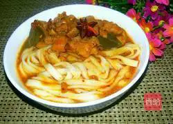 Illustration of how to make northwest mutton noodles 8