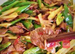 Illustration of how to make stir-fried beef slices 7