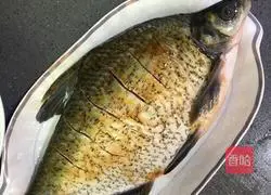 Illustration of how to make steamed bream 3