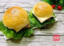 香Illustration of how to make Crispy Chicken Steak Cheeseburger 18