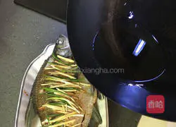 Illustration of how to make steamed bream 13