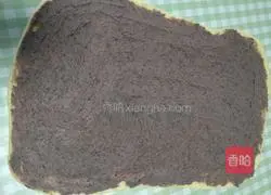 Illustration of how to make hand-shredded bean paste bread without kneading out the membrane 3