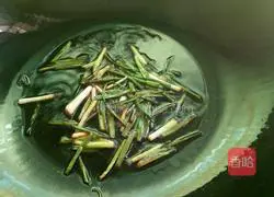 Illustration of how to make scallion noodles 3