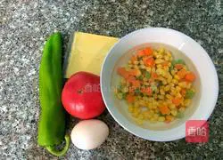 Illustration of how to make Chinese pizza 1