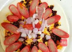 Illustration of how to make pizza flatbread 3